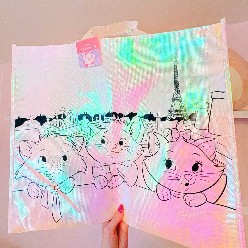Aristocats Iridescent Kitten Tote Bag 🎀 NWT!
